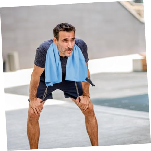 Superfine Fiber Quick-Drying Sports Towel 40x80cm Breathable Mesh Bag, Sweat-Absorbing Travel Towel for Outdoor Camping and Fitness