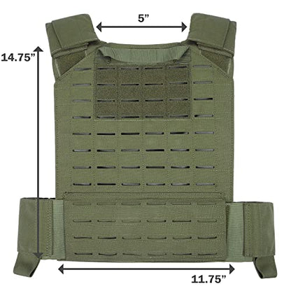 EVERLIT Adjustable Weighted Vest 14 Lbs/ 20 Lbs, Weight Included, for Body Weight Training Fitness Workout Running for Men Women