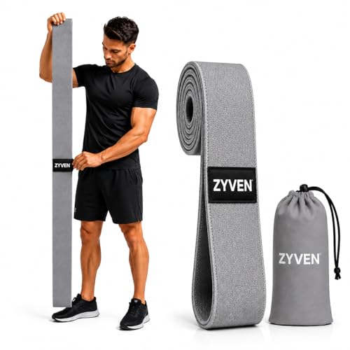 Premium Performance 76" Extended-Length High-Resistance Bands for Ultimate Strength, Mobility, and Plyometric Workouts - color: Gray