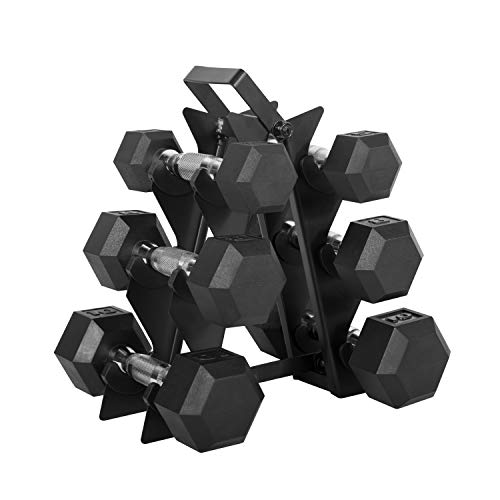 CAP Barbell Coated Hex Dumbbell Set - size: 46 Pound Coated Set