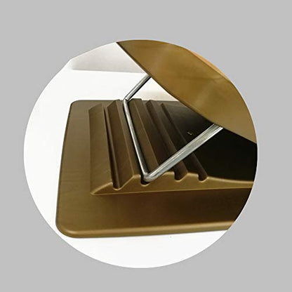 Calf Stretcher Slant Board, Achilles Tendon Stretcher, Adjustable Incline Boards Slant Board Positions Foot Stretch Wedge Board for Hamstring Achilles Leg Muscle Exercise,Gold - color: Gold