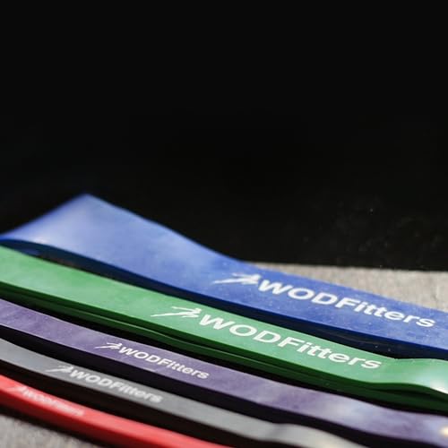WODFitters Pro Series Pull-Up Assistance Bands – Premium Resistance Loop Bands for Assisted Pull Ups, Muscle Ups, Strength Training & Mobility – Durable Bands for Functional Fitness
