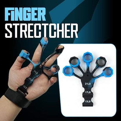 Twister Arm Trainer for Men & Women – Adjustable Chest Expander & Arm Strength Trainer, Home Gym Equipment for Body Workout, Chest Trainer with 2 Springs, Finger Stretcher & Workout Gloves