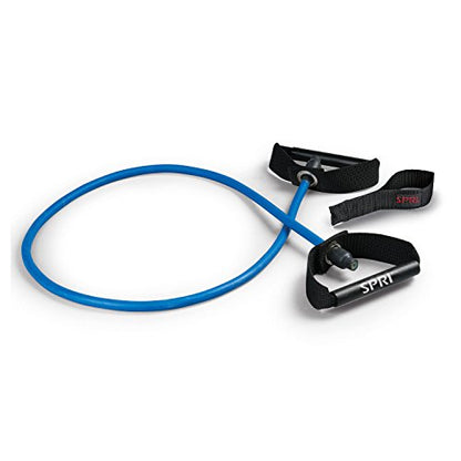 SPRI Xertube Resistance Bands with Handles – All Exercise Cords Sold Separately with Home Gym Workout Fitness Door Anchor Attachment Option