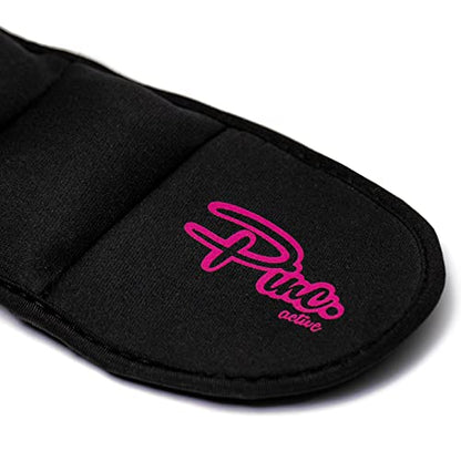 Ankle Weights Set - 0.5lb, 1lb, 2lbs, 3lbs, 4lbs, 5lbs, 8lbs and Adjustable Sets - for Women, Men and Kids - color: Black, style: 3lbs each (6lbs pair)
