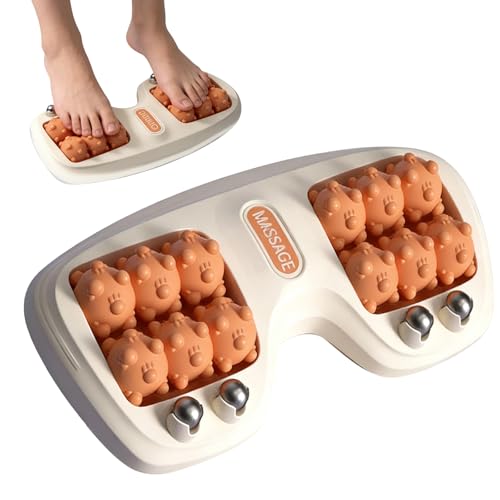 Foot Massager Roller,Foot Massage Roller,Foot Roller Massager Plantar Fasciitis For Pain Relief, Stress Relief And Improved Circulation, Portable Reflexology Tool For Home And Office Use(orange)