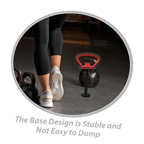 Adjustable Kettlebell Handle for Home Gym Weight Plate Converter for Versatile Strength Training Compact Design for Easy Storage and Multi Exercise Capability