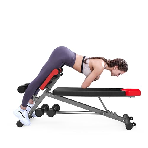 Finer Form Multi-Functional Adjustable Weight Bench and Roman Chair