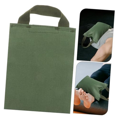 ORFOFE 2Kg Adjustable Weighted Sandbag for Yoga and Fitness Canvas Training Bag with Handle for Muscle Strengthening and Balance Exercises Empty Fillable Gym Sandbag for Pilates and Weightlifting