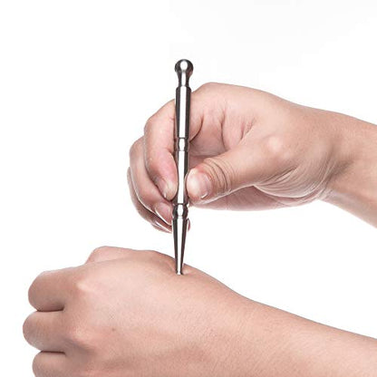 Acupuncture Pen-TMJ Massager Deep Tissue Massage Tool-Trigger Point Massage Relief Pain Therapy Tools Full Body Relaxing Trigger Self-Massage Acupressure Bar (A) - style: A