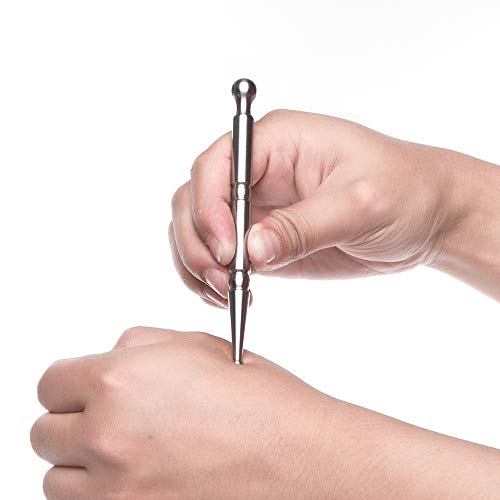 Acupuncture Pen-TMJ Massager Deep Tissue Massage Tool-Trigger Point Massage Relief Pain Therapy Tools Full Body Relaxing Trigger Self-Massage Acupressure Bar (A) - style: A