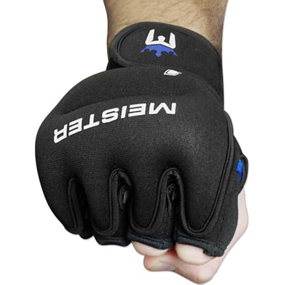 Meister Elite 1lb Neoprene Weighted Gloves for Cardio & Heavy Hands (Pair) - 1lb x 2