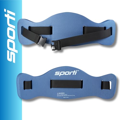 Sporti Swim Belts, Swim Float Jogbelt with Adjustable Belt for Water Fitness Exercises, Swimming Trainer Flotation Belt