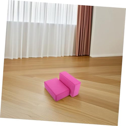 BESPORTBLE 2pcs Eva Non-slip Yoga Blocks for Flexibility Balance Exercises Yoga Training Bricks