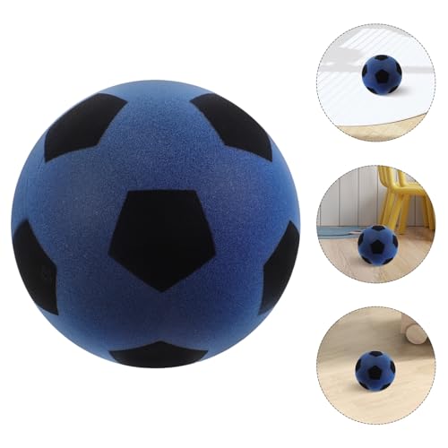 SUPVOX Silent Soccer Ball 7.08In Soft Pu Indoor Football for Kids Quiet Training Toy Improve Soccer Skills and Reaction for Home and School Play