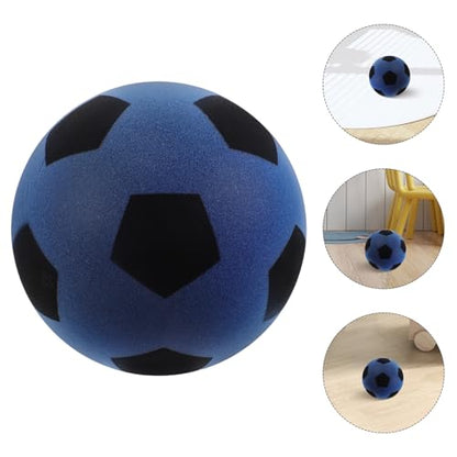 SUPVOX Silent Soccer Ball 7.08In Soft Pu Indoor Football for Kids Quiet Training Toy Improve Soccer Skills and Reaction for Home and School Play