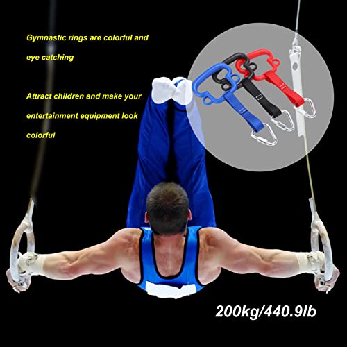 Gymnastic Rings Monkey Shape Ring 200Kg Load Bearing Climbing Training Equipment for Children Swing