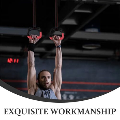 Boys and Girls Gym Rings with Strap, Adjustable Length for Fitness Training
