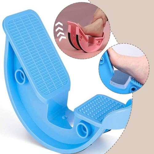 Calf Stretcher and Foot Rocker,Foot and Calf Stretching,Slant Board for Calf Stretching,Enhanced Ankle Flexibility,Durable with Non-Slip Surface,Strength Training Equipment Leg Machines - color: Blue