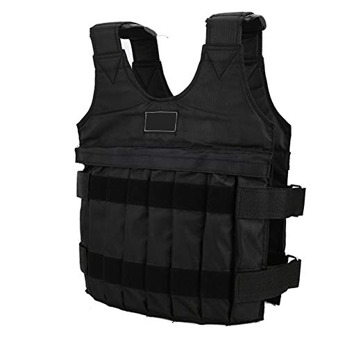 20kg Weighted Vest, Adjustable Bodybuilding Weight Vest with Removable Sandbags Fitness Training Gym Heavy Body Exercise for Weight Training Exercise