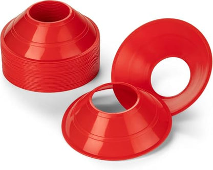 Mini Soccer Cones for Training, Football, Sports, Field Cone Markers Outdoor Games (Pack of 20)