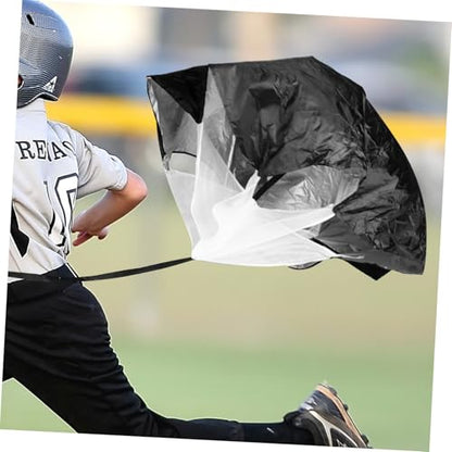 Abaodam Resistance Parachute for Speed Training Durable Running Chute for Athletic Strength Enhancement for Gym and Sports Practice Waist Belt Included