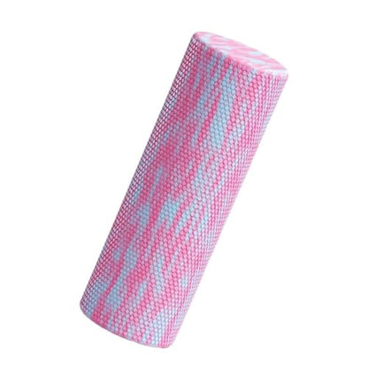 EVA Foam Roller - Beginner-Friendly Solid Textured Massage Roller for Muscle Relaxation, Back Rolling & Fascia Release - Yoga Fitness Tool(Pink Mix,Large) - color: Pink Mix, size: Large