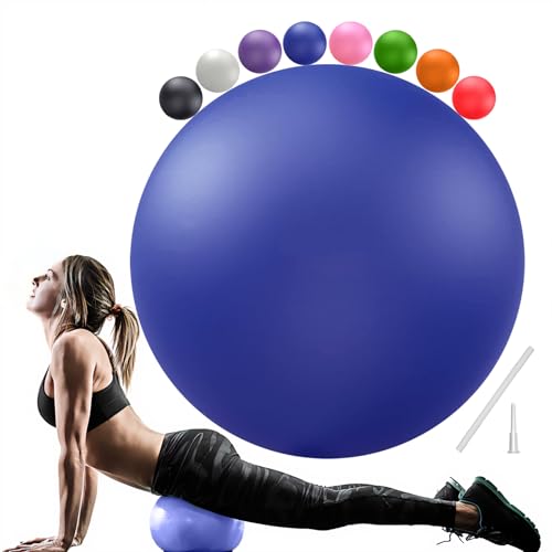 PL-0003 Soft Exercise Ball, Anti-Burst Yoga Ball Chair Supports 2200lbs PL-0003 - color: Blue