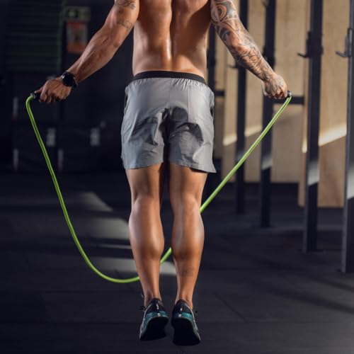 Muay Thai 3.0 Weighted Jump Rope for Men & Women - Professionally Designed for High-Intensity Training | Muay Thai, MMA & Fitness Jump Rope - Full Body Workout Weighted Rope