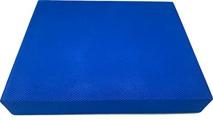 Large (15.5" x 13.5" x 2.3") Balance Pad, Made from Closed Cell Foam (Blue, Large)