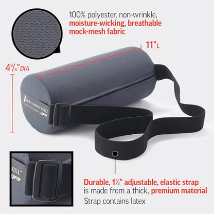OPTP The Original McKenzie Lumbar Roll – USA-Made Low Back Lumbar Support for Office Chair & Car Seat Back Support Cushion. The Preferred Lumbar Pillow by Physical Therapists - Standard Density