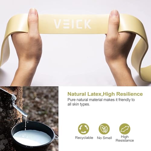 VEICK Pull Up Assist Resistance Bands for Home Gym - color: Green Set of 5