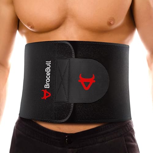 Waist Trimmer for Women and Men, Adjustable Sweat Band for High-Intensity Training & Workouts Black - size: Medium (Waist Fit: Up to 48”)