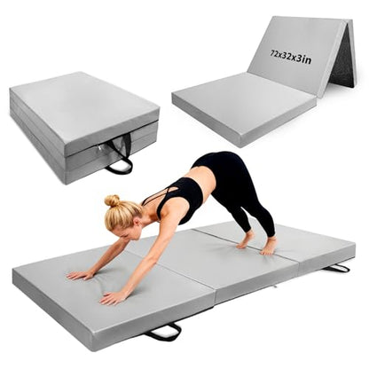 3 Inch Thick Yoga Mat 72 * 32 * 3 inch Extra Thick Exercise Mats Non-Slip Workout Mat for Pilates, Fitness, Gym, Stretching