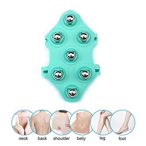 Massage Ball, Roller, Hand Held Massager, Therapy Ball, Back Massager, Trigger Point Ball, Foot Massage Ball, Green - color: Green