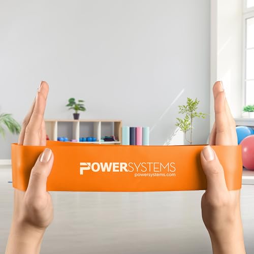 Power Systems Versa Loops Commercial Grade Resistance Bands 10 Pack Color Coded Exercise Loop Bands for Strength Training Physical Therapy Home Gym - style: Extra Light