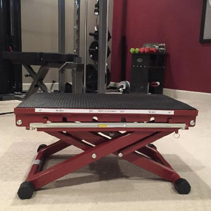 Titan Fitness Adjustable Steel Plyometric Box, 12", 16", 20" & 24" Height Settings, Heavy-Duty Plyo Jump Box for Box Jumps, Step-Ups, Agility, Conditioning & Home Gym Training