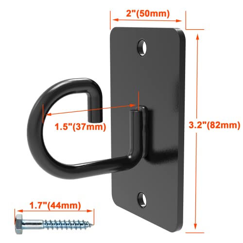 (3PCS) Wall Mount Workout Anchors,Resistance Band Wall Anchor,Space Saving Wall Mount Workout Anchors for Home Gym Workouts，Body Weight Straps, Suspension Training, Exercise,Stretching,Yoga