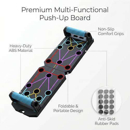 15 in 1 push up board for men solid Home Workout Equipment for Chest & Arm Strength Training, Multi-Functional Pushup Stands System for Men & Women, Portable Fitness Equipment for Fat Burn & Muscle Building
