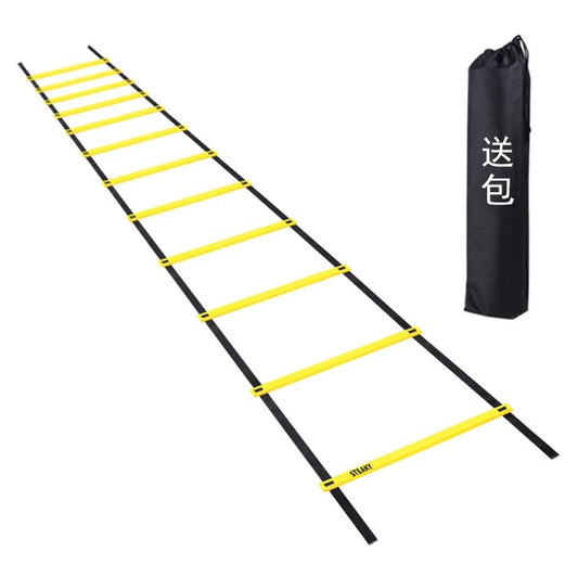 19.7 ft Agility Ladder for Speed & Balance Training, PE Multi-Sport Footwork Ladder with Storage Bag, 16.5 in Wide Soccer Agility Training Equipment for Youth Athletics & Childs Coordination Drills
