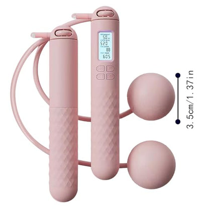Skipping Rope With Counter Gra vity Ball Without Rope,Gra vity Ball Jump Rope,Gra vity Ball Skipping, Relativelk Jump Rope For Adults,Weighted Jump Rope With Counter,Smart Anti-Slip Training Equipment