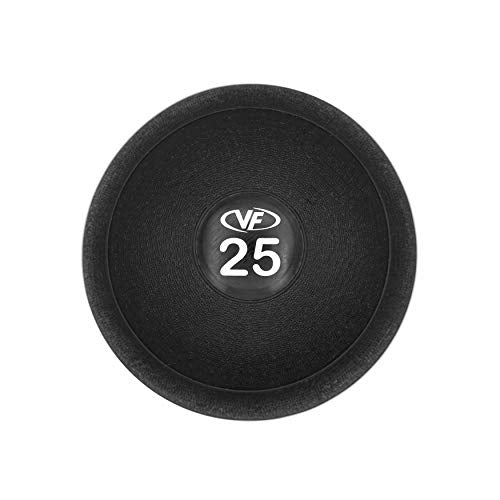 Valor Fitness Slam Ball - Durable Weighted Ball for Crossfit, Strength Training, HIIT, and Cardio Workouts, Non-Bounce Design, Multiple Weights Available - style: 25 lb