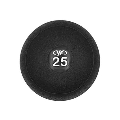 Valor Fitness Slam Ball - Durable Weighted Ball for Crossfit, Strength Training, HIIT, and Cardio Workouts, Non-Bounce Design, Multiple Weights Available - style: 25 lb