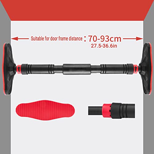 Pull Up Bar no Drilling,Doorway Chin Up Bar for Home Gym Adjustable to Width with a Width of 27-36 Inches with Large Anti-Slip Mat and Safety Lock, Max Support for 330 lbs OT160 - size: 70-96cm