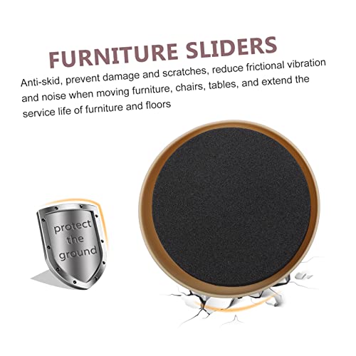 8pcs Core Sliders for Moving Furniture Movers Pads Glides for Carpet and Hard Floors