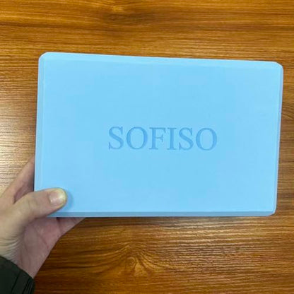 Yoga Block Soft Yoga Equipment Non-Slip Foam Blocks with Beveled Edges Home Gym Accessory Pilates Tool Lightweight for Travel Extra Firm Workout Accessory