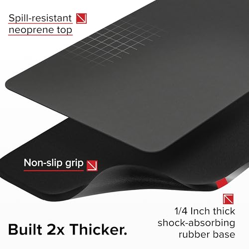 Premium Gun Cleaning Mat (3 Sizes) - 2X Thicker, Oil and Solvent Resistant - Non Slip, Perfect Gun Mat for Cleaning - (Handgun, Rifle and XL Firearms)