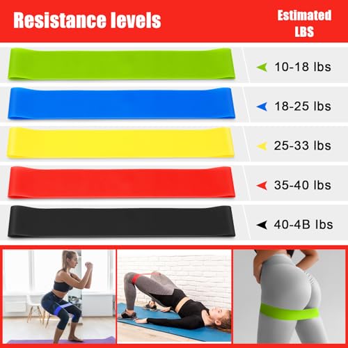 10 Pcs Pilates Ring Blocks Set for Women Home Yoga Equipment Accessories Pilates Ring Circle and Ball Workouts Gift Include Ball Yoga Circle Resistance Bands Block Straps Gym Bag - color: Red