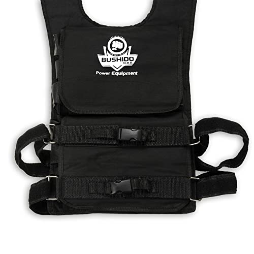 DBX BUSHIDO SPORT Weighted Jacket from 1 kg to 40 kg - Weighted Vest for Strength Training - Weight Vest Made of Durable Cordura Material