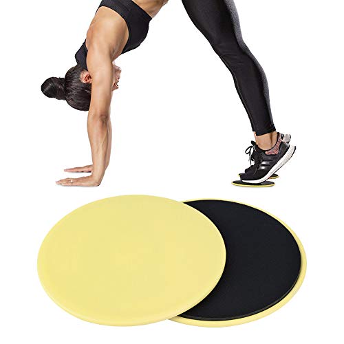 Discs Core Sliders,2pcs Exercise Sliding Disc,Multifunction Sport Full Body Workout Disc for Physical Therapy Dance Balance Training for Carpet or Hardwood